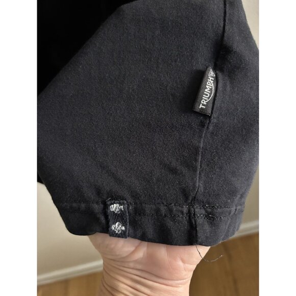 TRIUMPH MOTORCYCLES Triumph Ace Cafe T-Shirt Mens Large Black - Picture 5 of 11